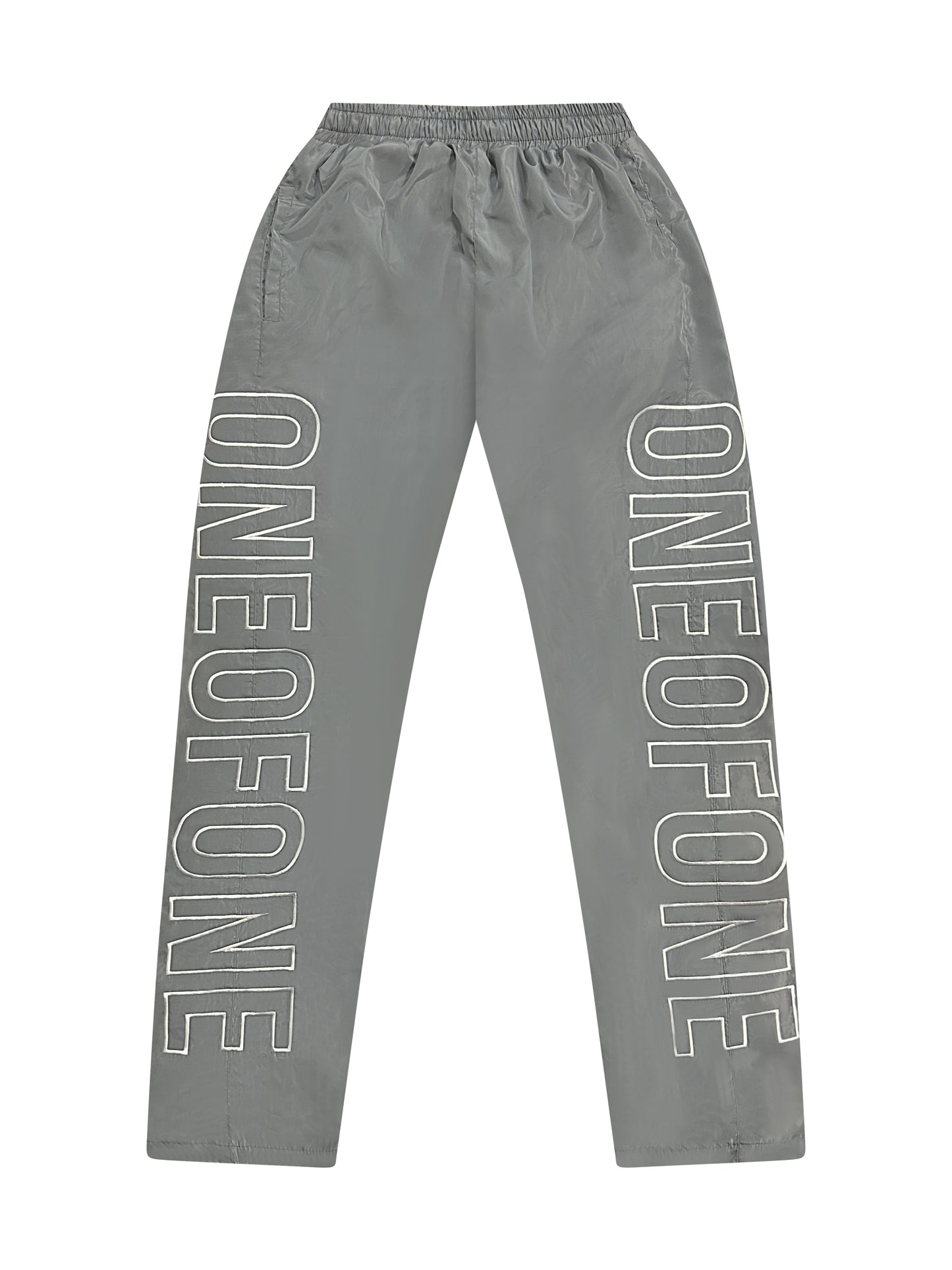 GREY NYLON PANTS