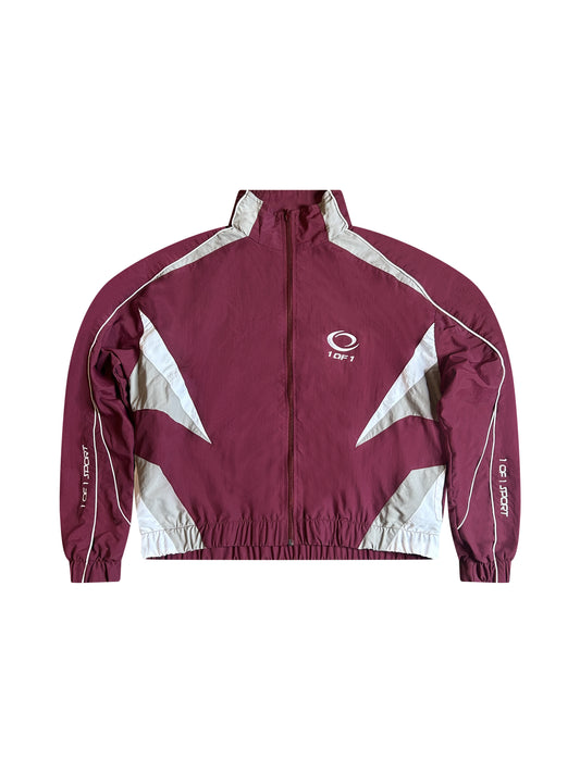 SPORTS TRACK JACKET (MAROON)
