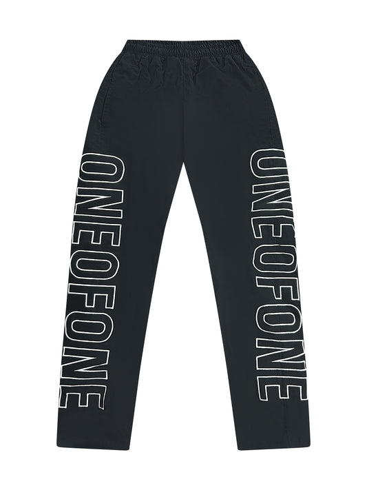 BLACK NYLON PANTS
